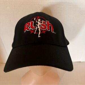 Rush Hat 2006 Anthem Starman Black Red Virtis OSFM Acrylic Wool Spandex Blend